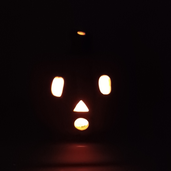 VINTAGE 1992 Four Star Hand Painted CERAMIC Pumpkin Candle 3.75"x3.50"x3.50" - Picture 14 of 16